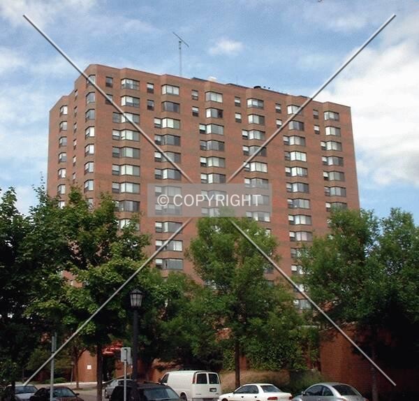 South facade from Lincoln Avenue