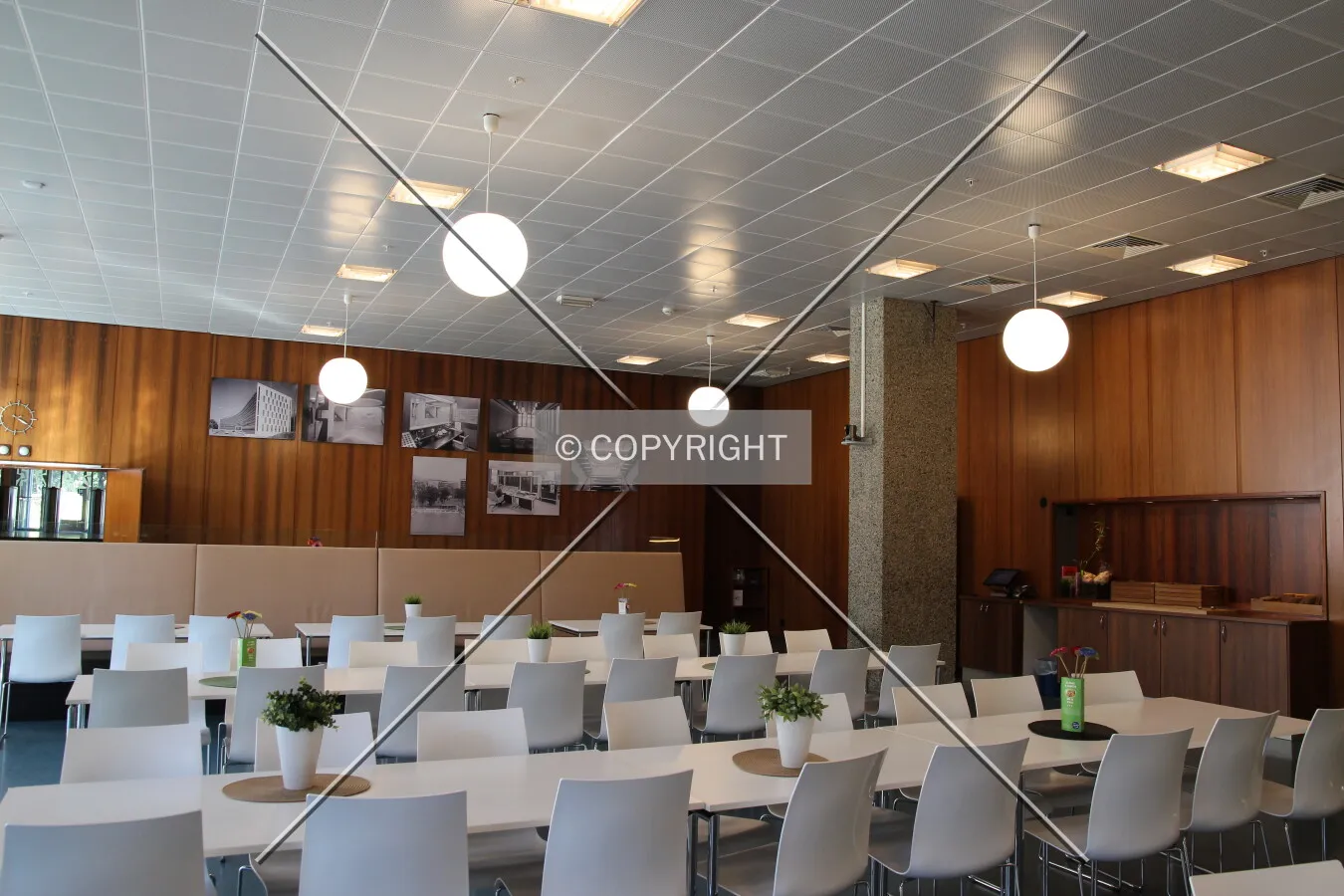 Canteen with some original 1960's interior