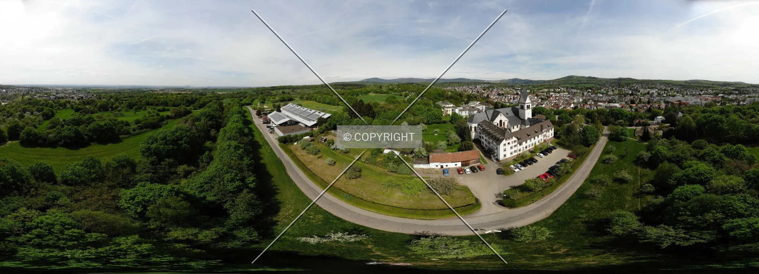360 degrees panorama of Kelkheim, Germany