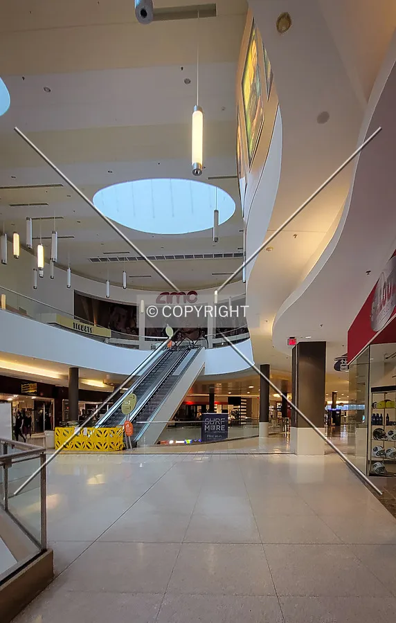 The second floor near the former AMC theater; October 26, 2023