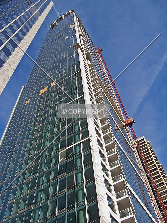 Looking up the southwest corner from Randolph Street