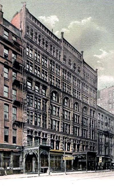 View from the southeast of the original Kaiserhof Hotel of 1889