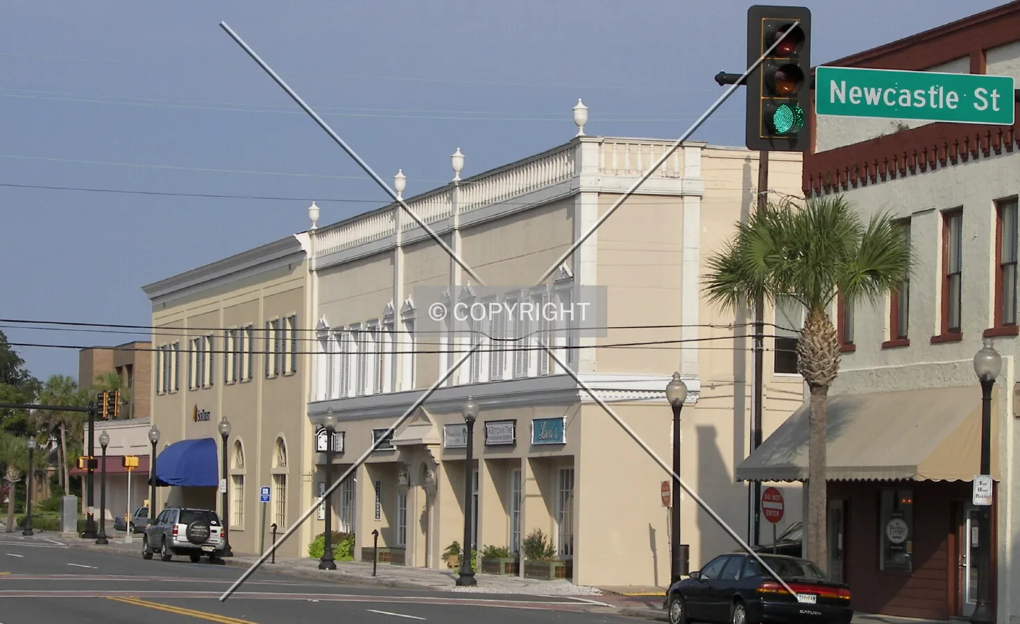 View from the west on Gloucester Street