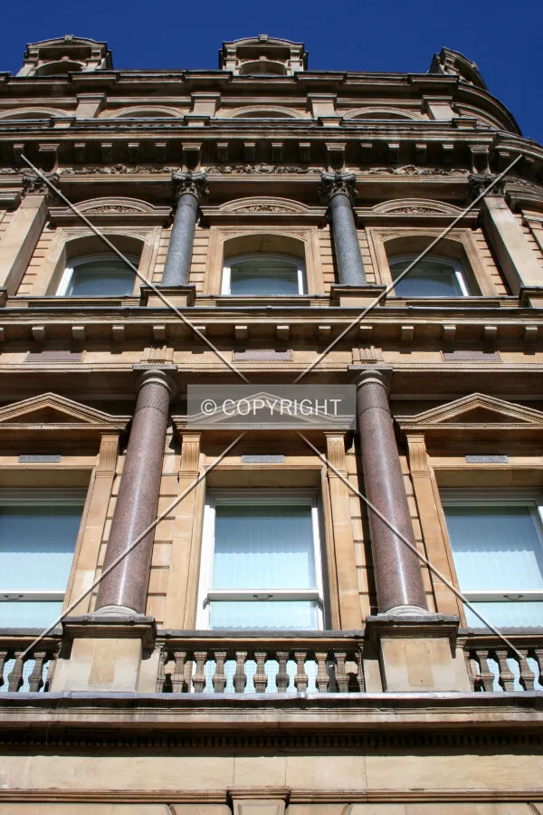 Looking up from the street