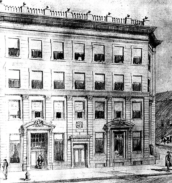 Vintage view from the southeast