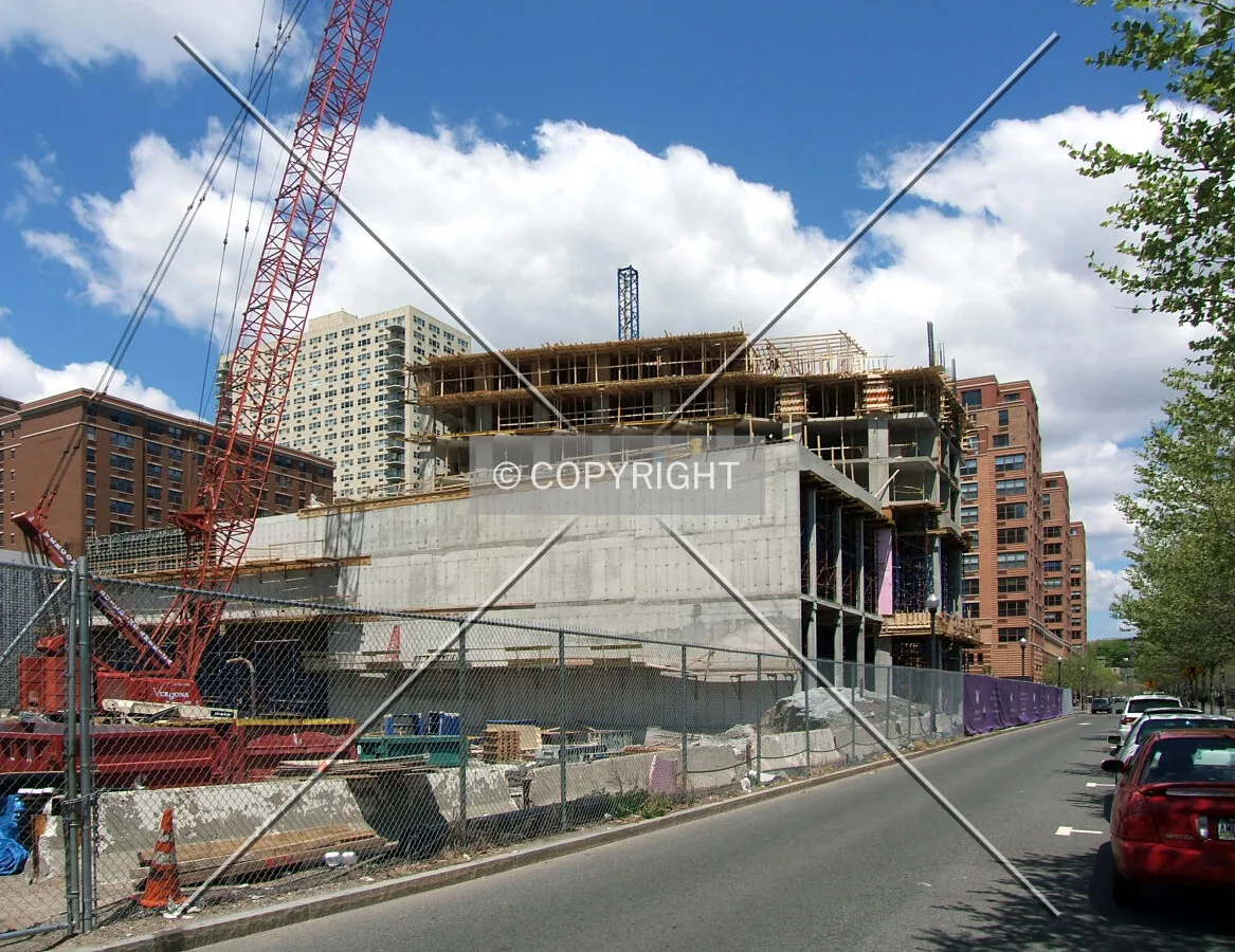 View from the southwest along Sinatra Drive