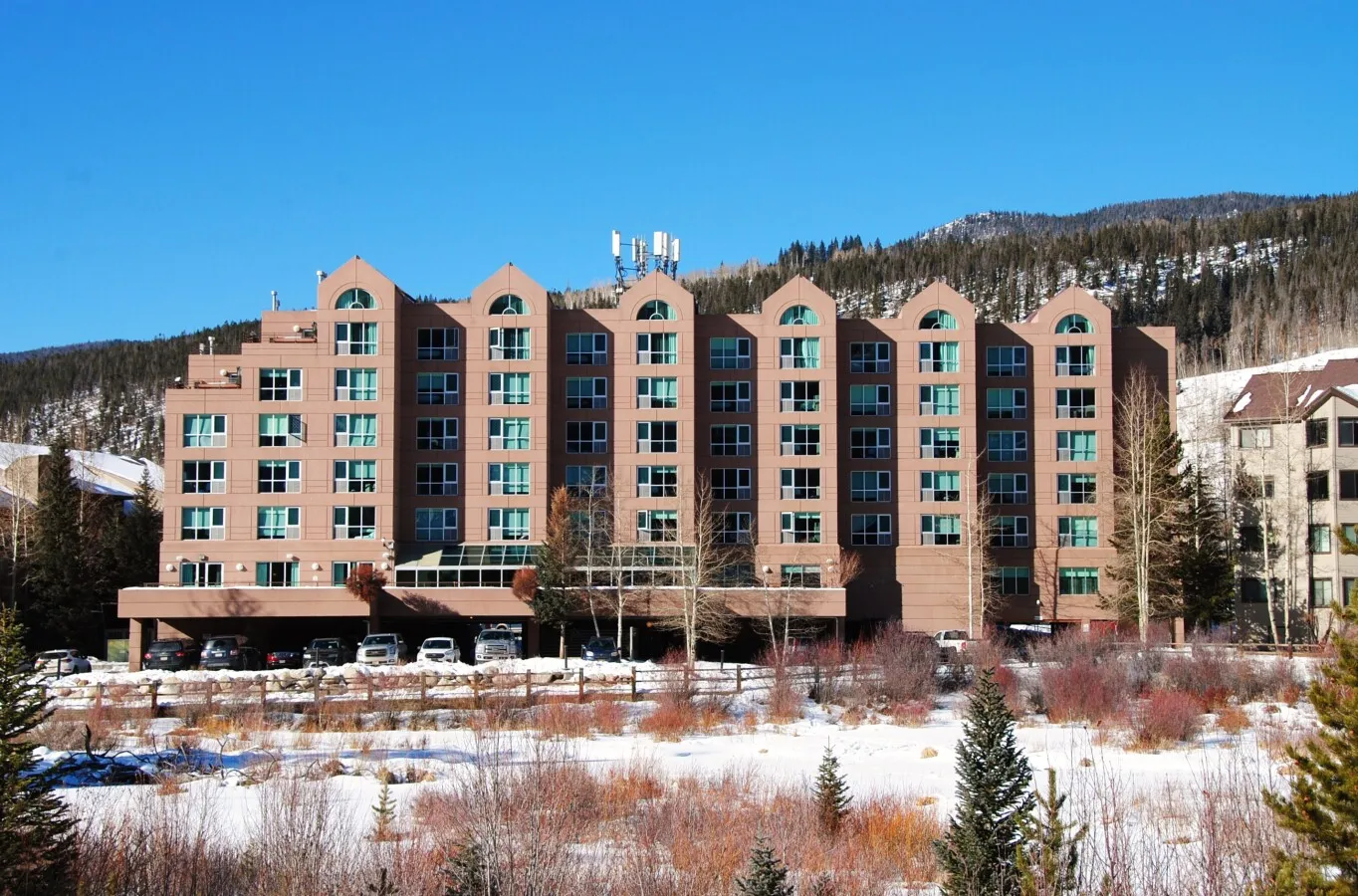 View from the southeast