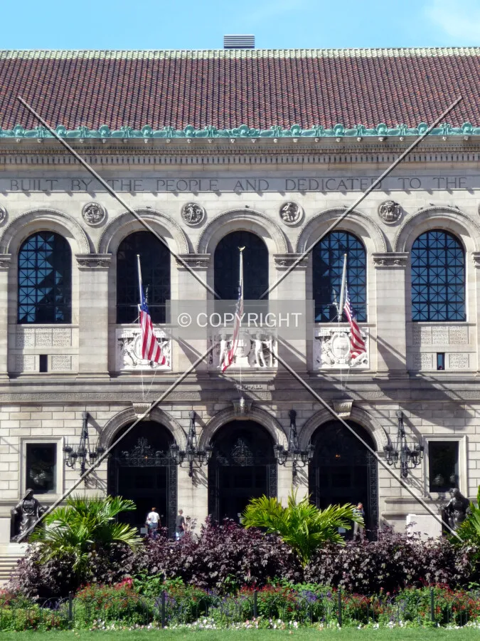 East facade around entrance