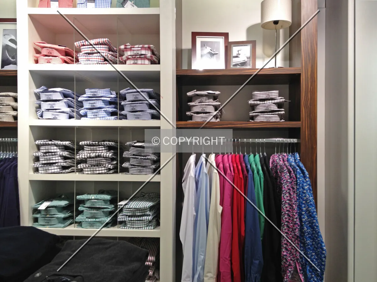 A store selling business clothing