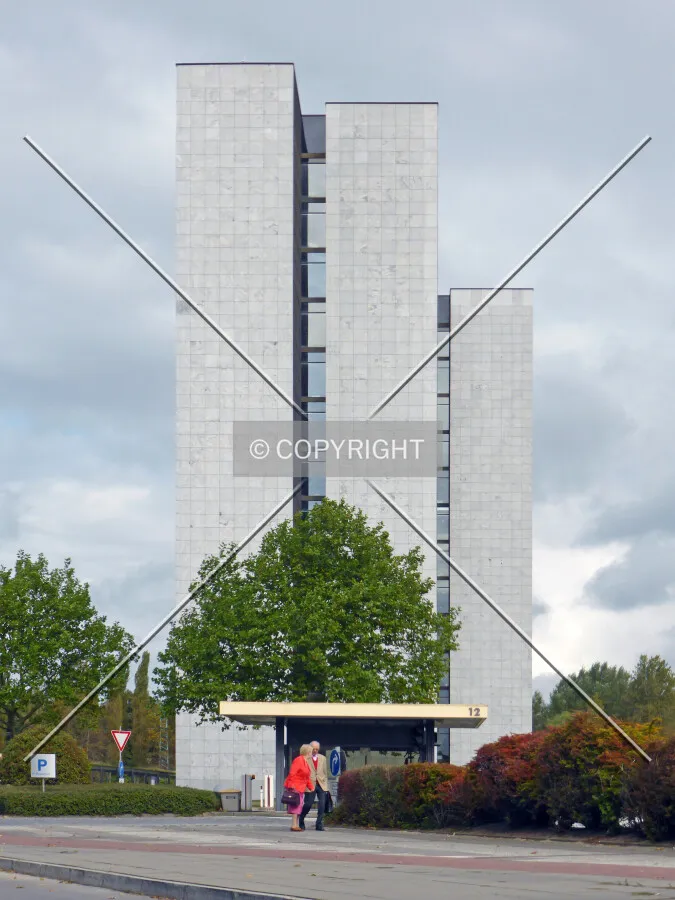 Gatehouse in front of the Vattenfall building