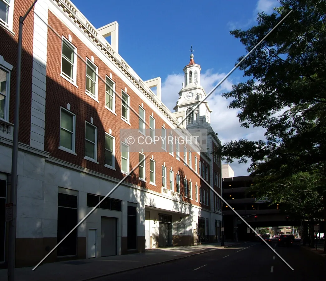 View from the northwest along George Street
