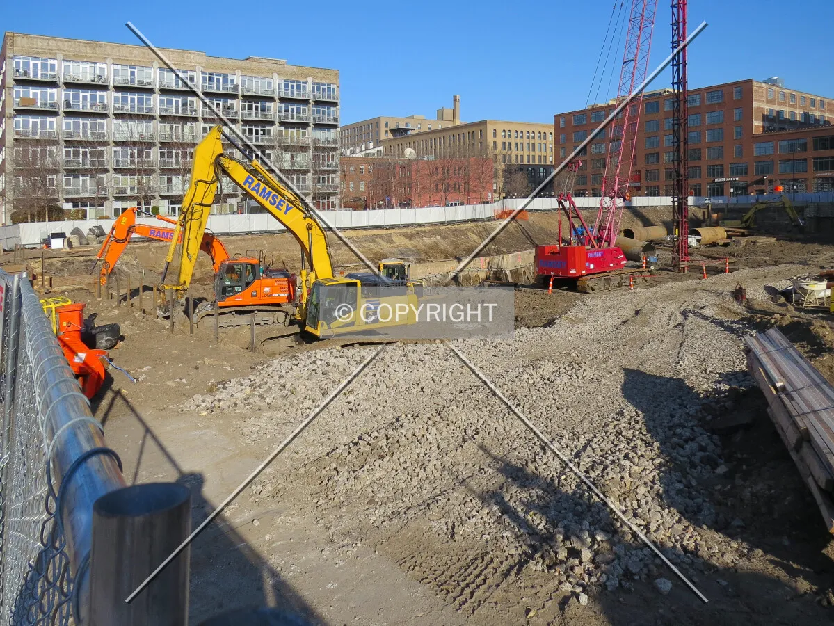 View to the north from 3rd Street South