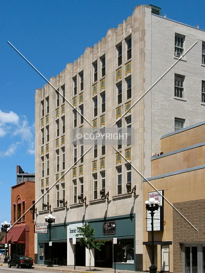 View to the northeast across 5th Avenue South
