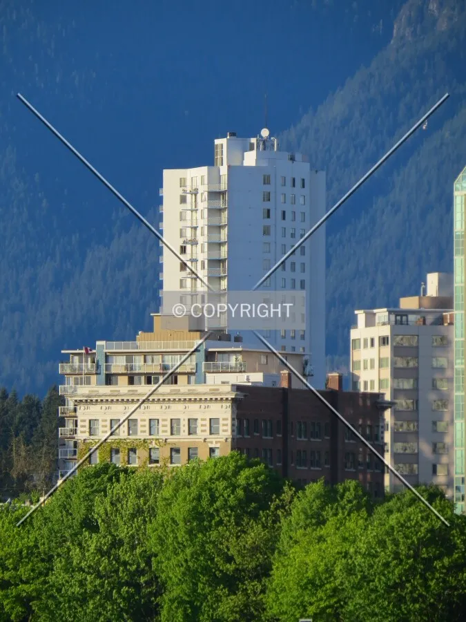 View across English Bay from Hadden Park
