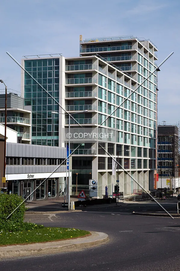 The building nears completion