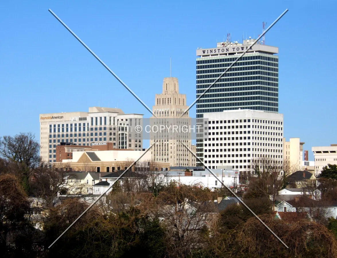 View from the southwest toward Courthouse Square