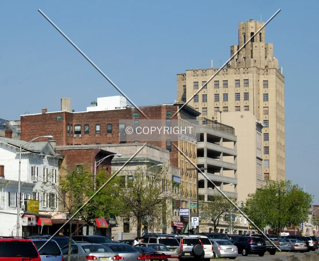 View from the southeast on Main Avenue