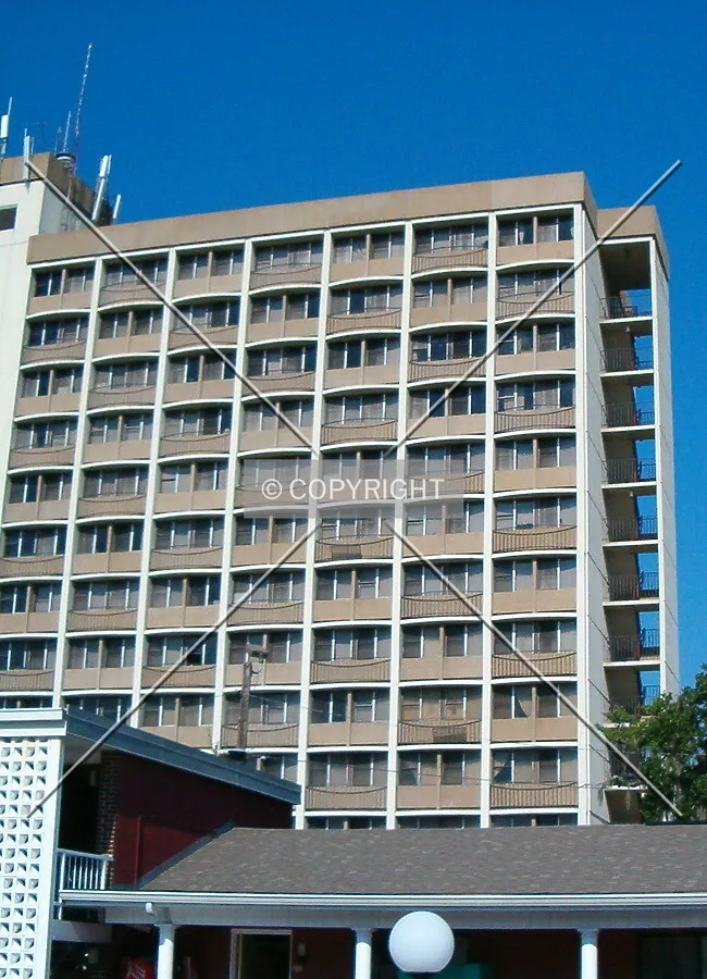 View from the east