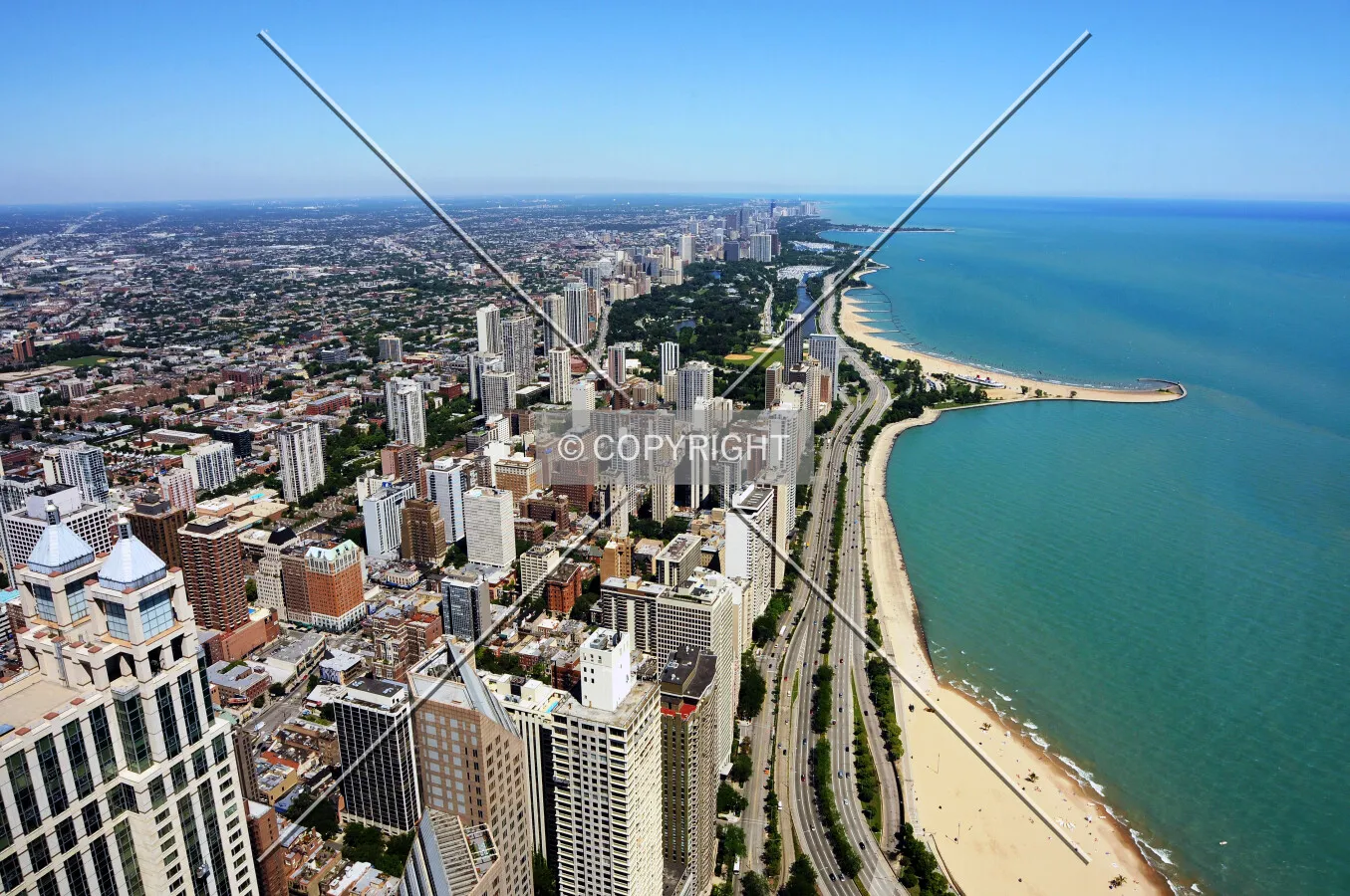 Looking north from the John Hancock Center