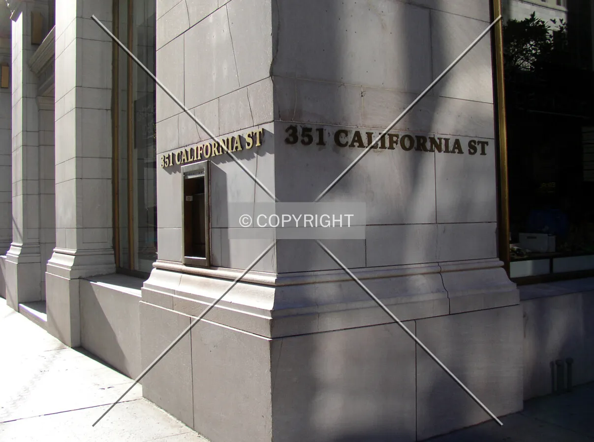 Signage on the northwest corner