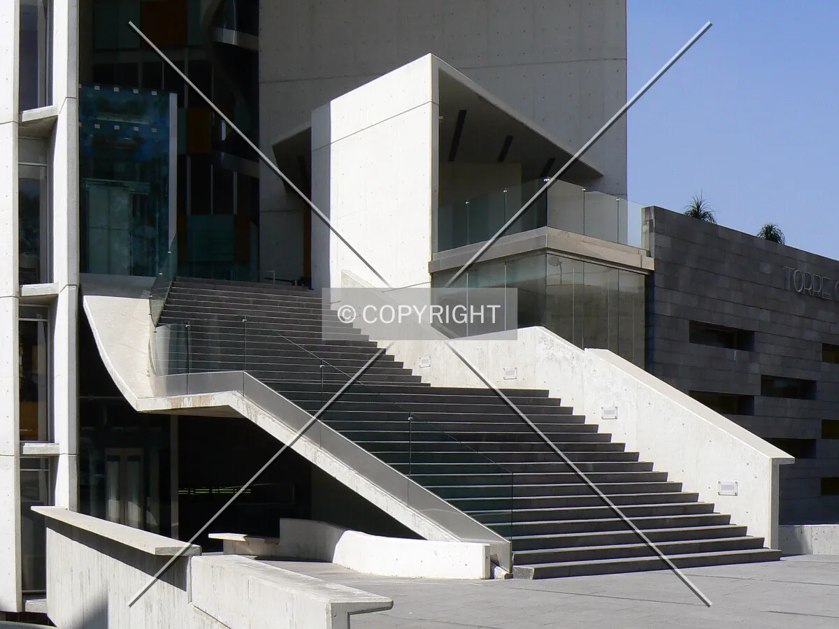 Main stairs as seen from the east