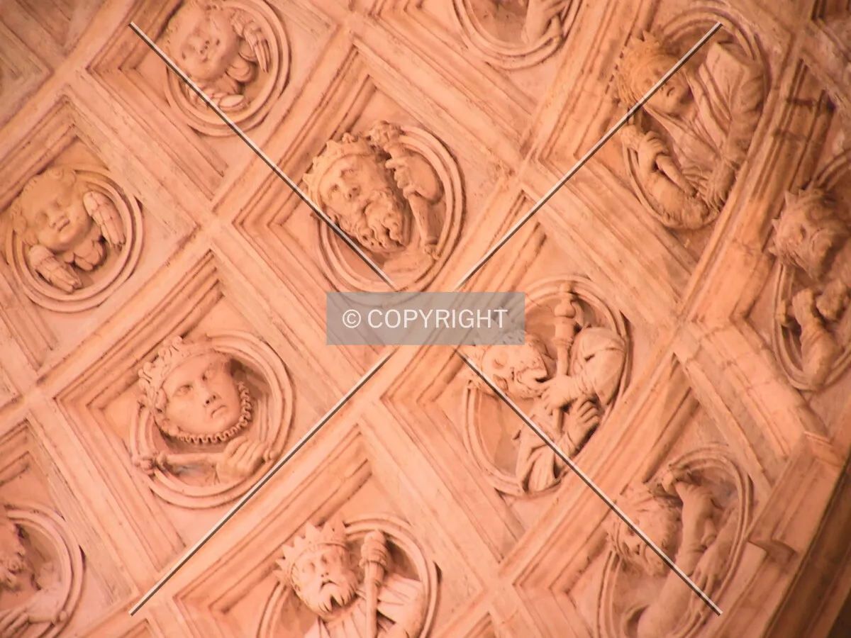 Detail of the ceiling