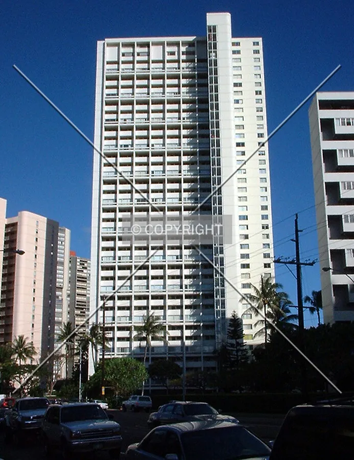 West facade from Kapiolani Boulevard