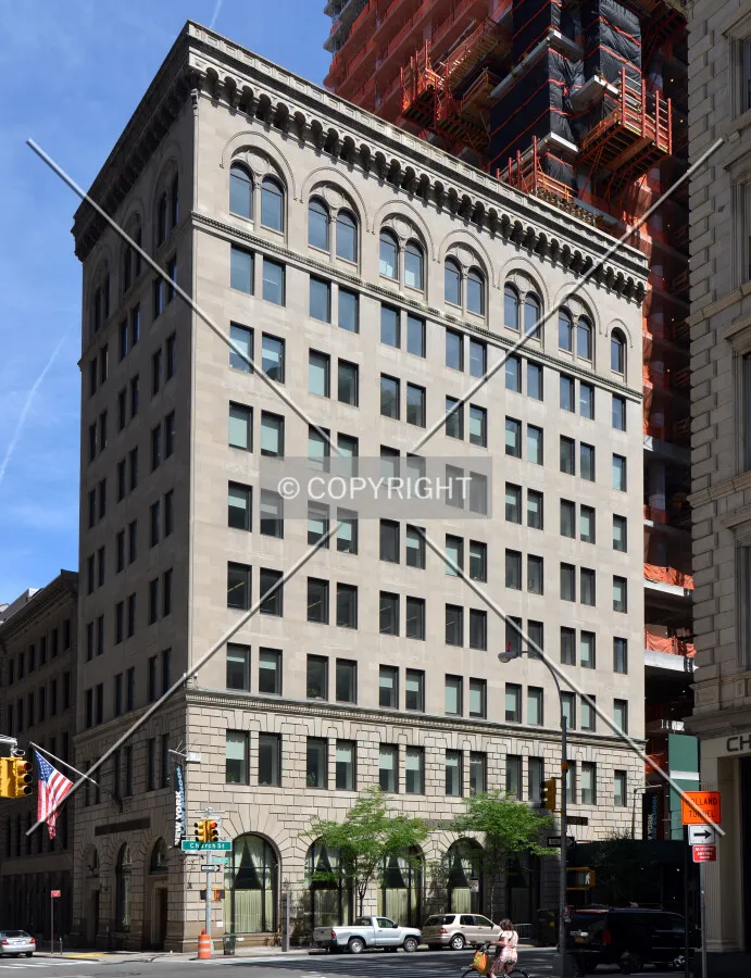 View from the southeast at Worth and Church Street
