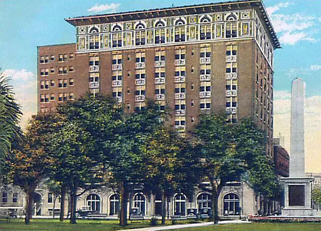 Vintage view from the north
