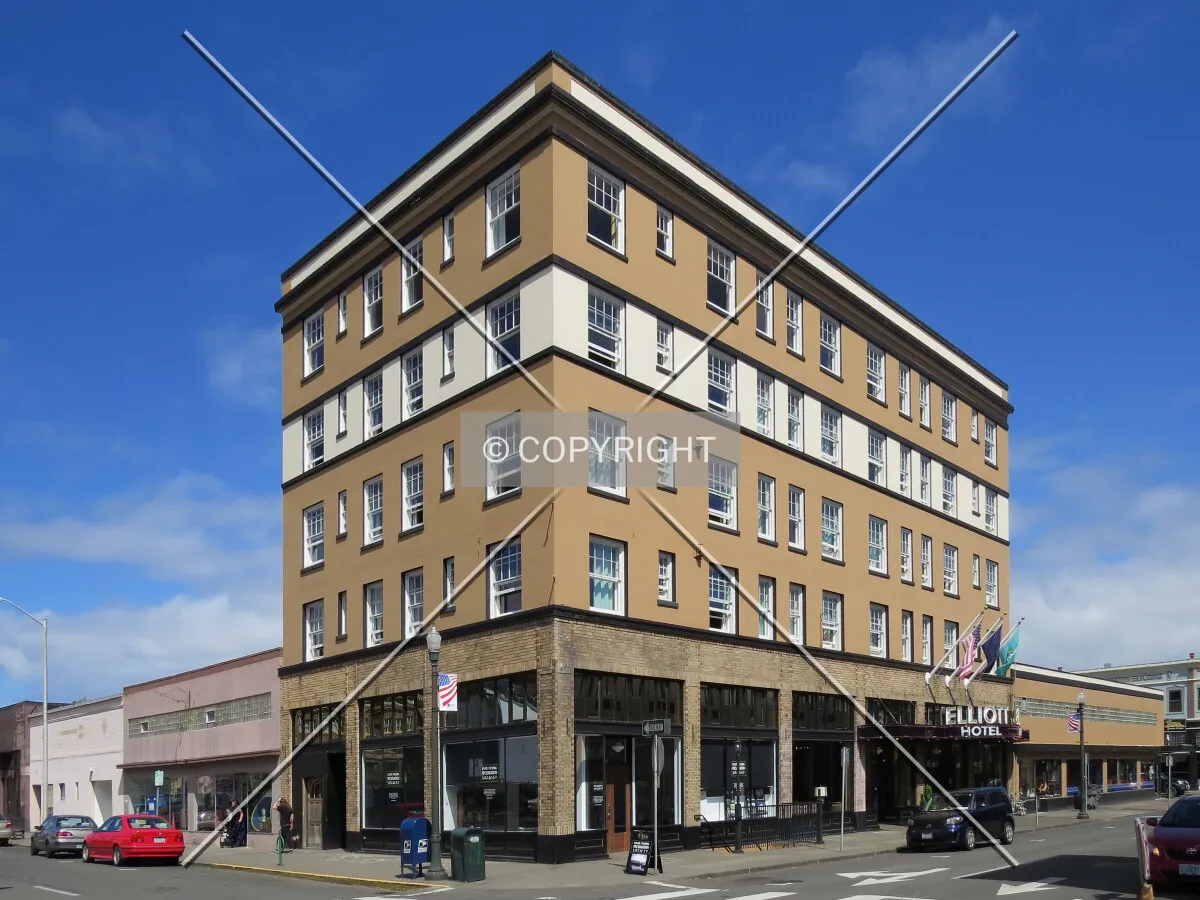 View to the northwest across Duane & 12th Streets