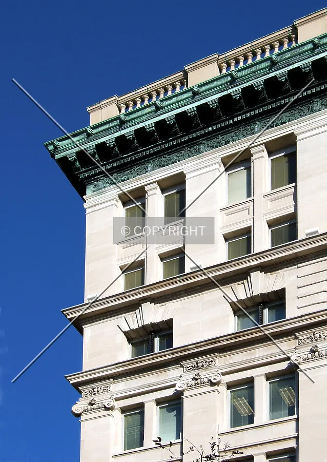 Cornice detail from the southwest