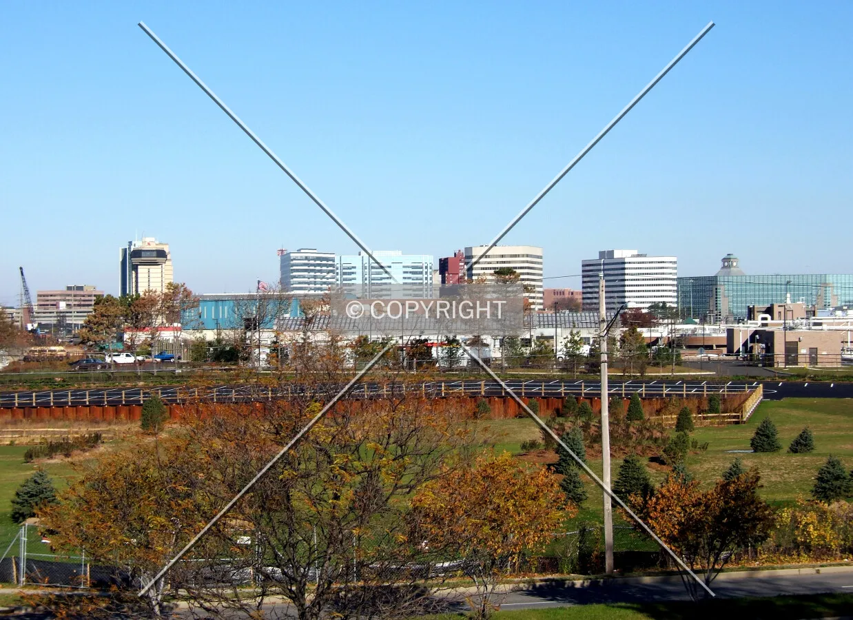 Downtown from the southeast