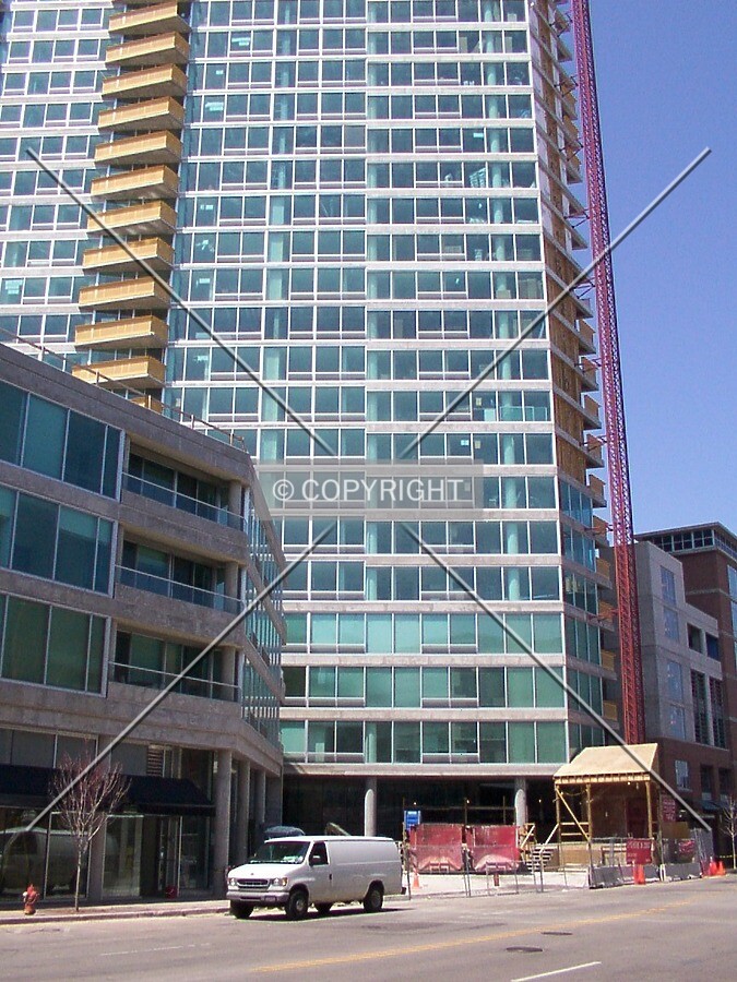 Lower portion above the entrance