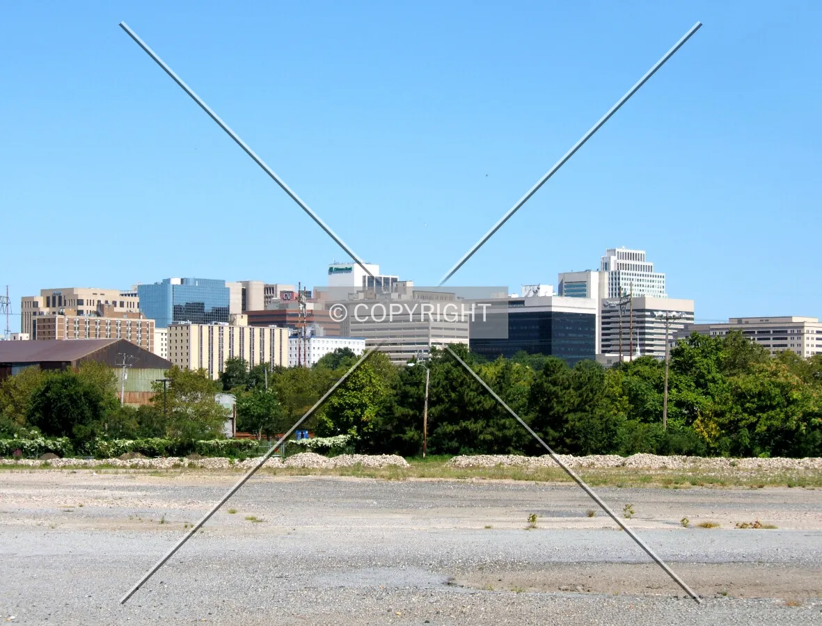 Downtown from the southeast