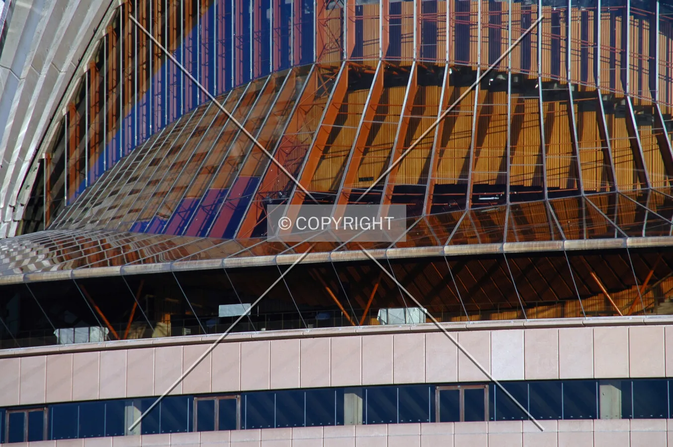 Glass front on the Concert Hall