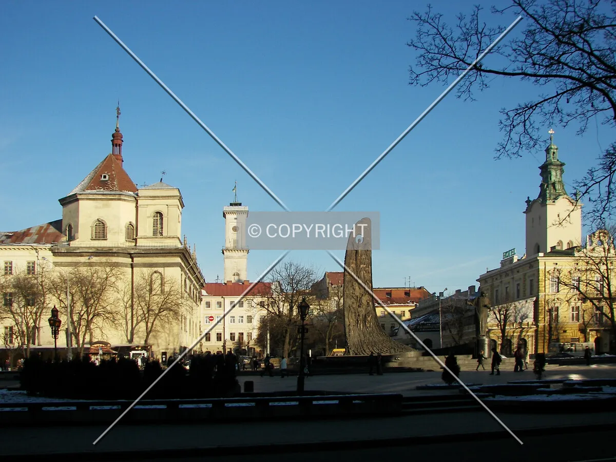 View from across Svobody Avenue