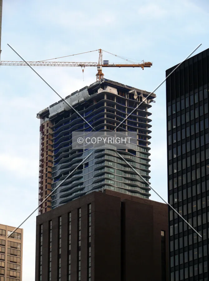 View to the southeast from Michigan Avenue