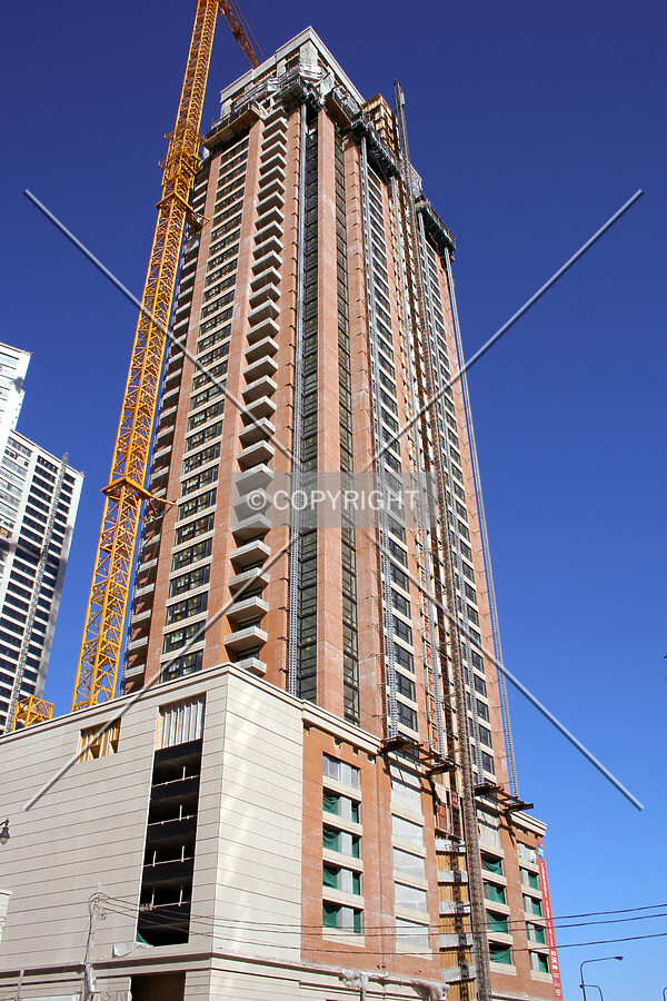 Looking up from the southwest
