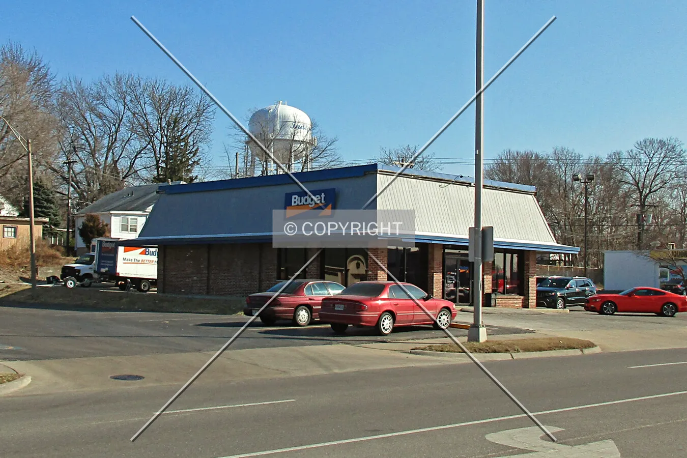 View from the northwest; February 15, 2016
