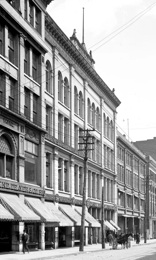 Vintage view from the northwest