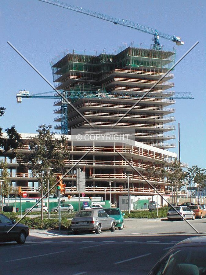 View of the building from the north