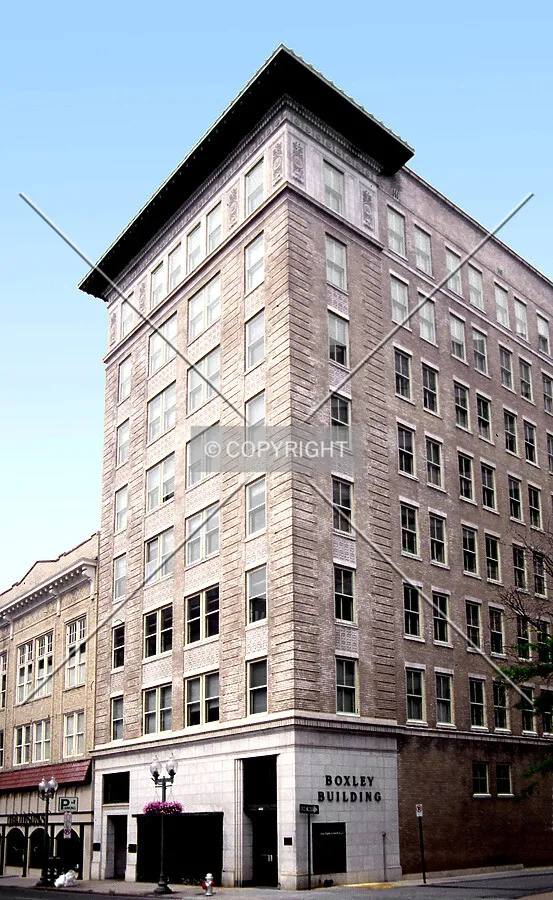 View from the southwest on Jefferson Street