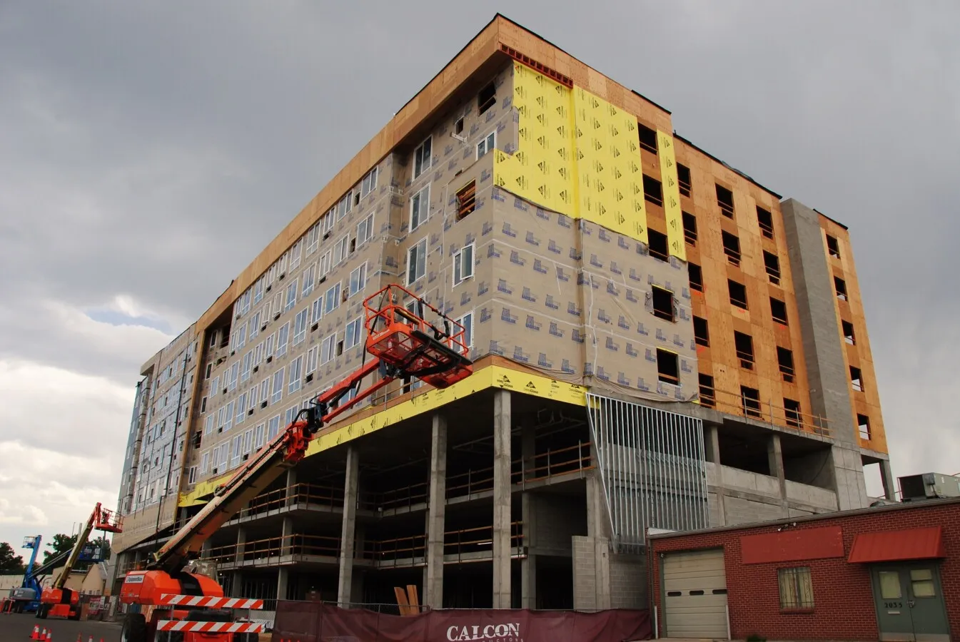 View from the northeast