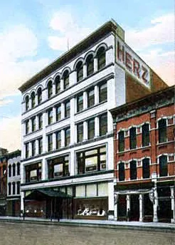 Vintage view from the northwest