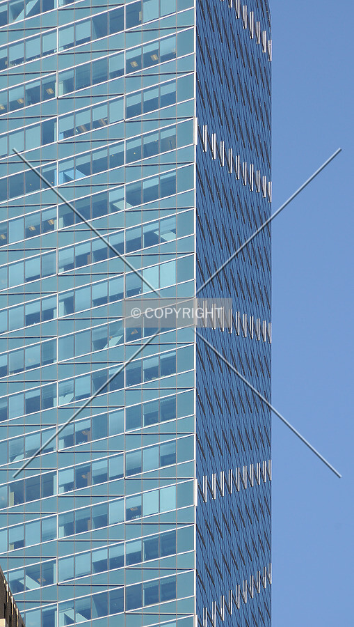 Glass and aluminium facade