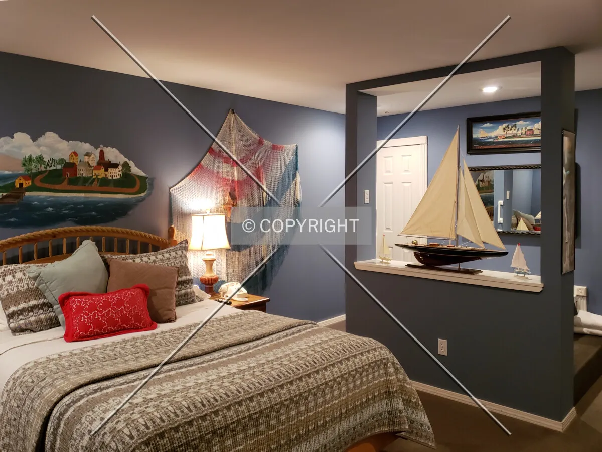 Interior of the Nautical Room; October 17, 2018