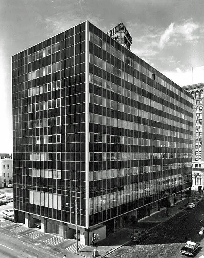 Vintage view from the northeast