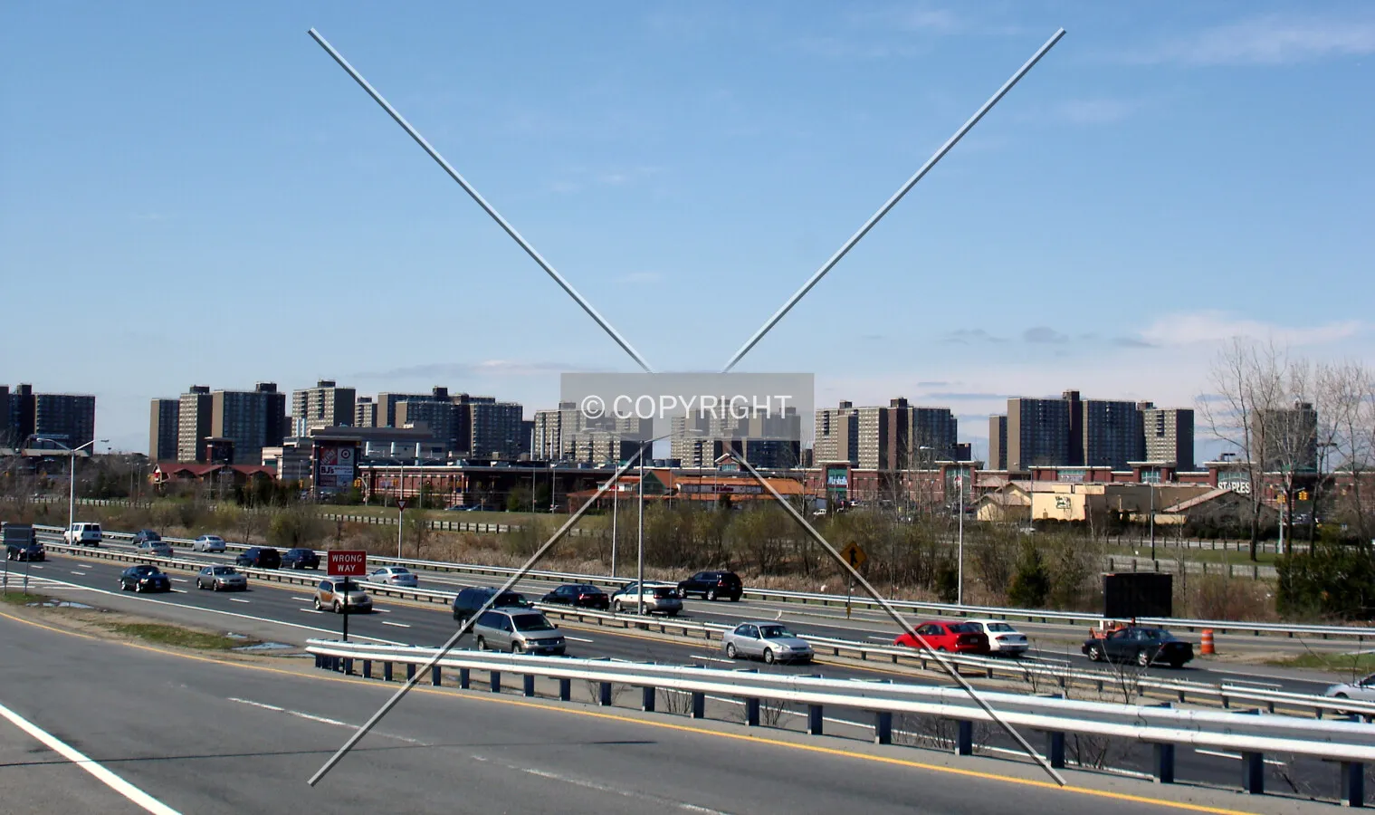 Looking west from the Belt Parkway