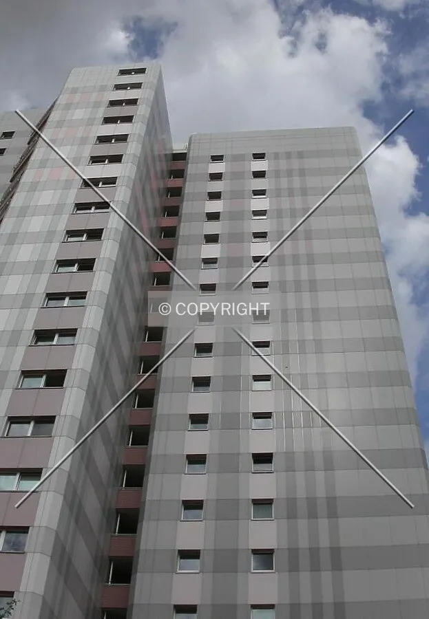 Back side of the tower
