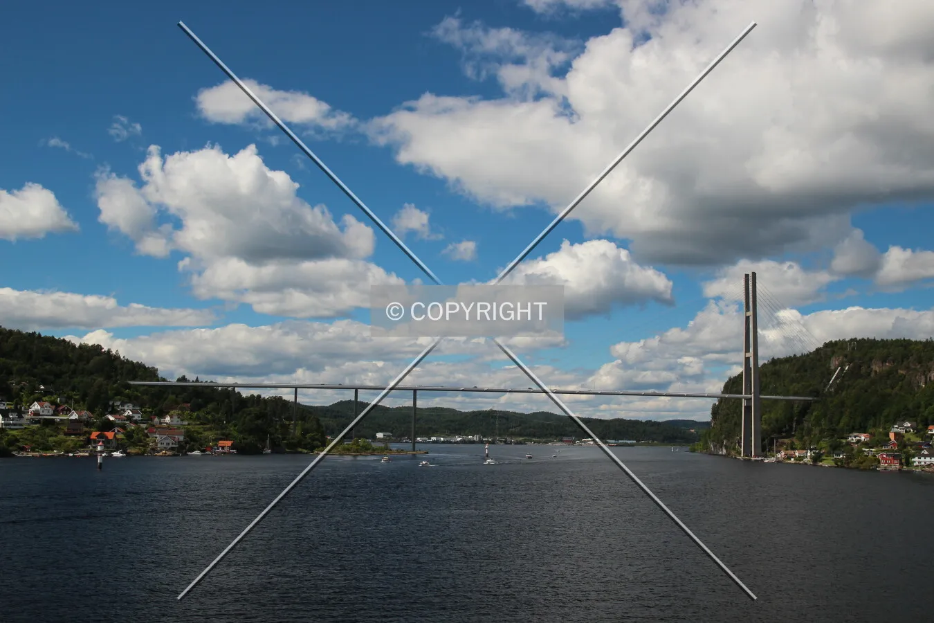 View of the main span.